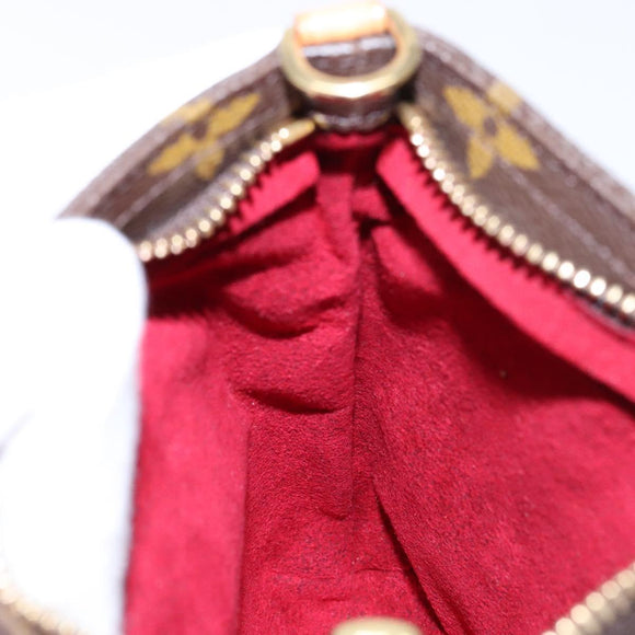 LOUIS VUITTON Monogram Partition Pouch M51901 LV Auth 136378