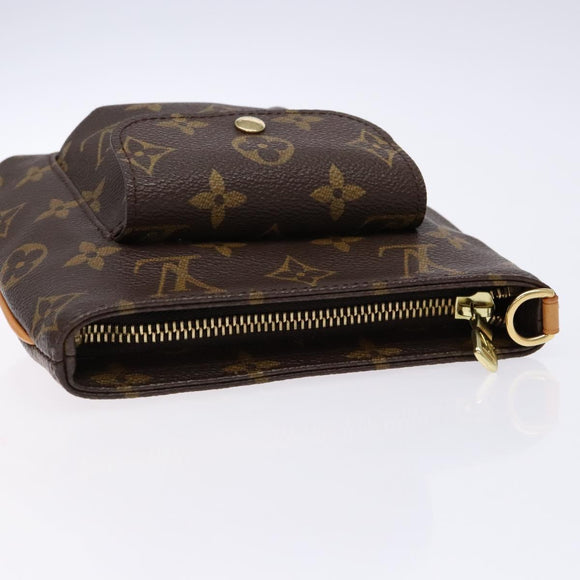 LOUIS VUITTON Monogram Partition Pouch M51901 LV Auth 136378