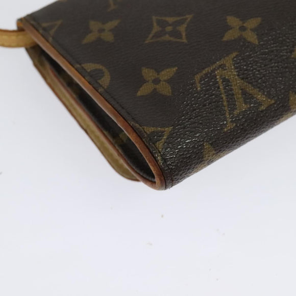 LOUIS VUITTON Monogram Pochette Twin GM Shoulder Bag M51852 LV Auth 136381