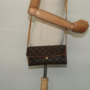 LOUIS VUITTON Monogram Pochette Twin GM Shoulder Bag M51852 LV Auth 136381-24
