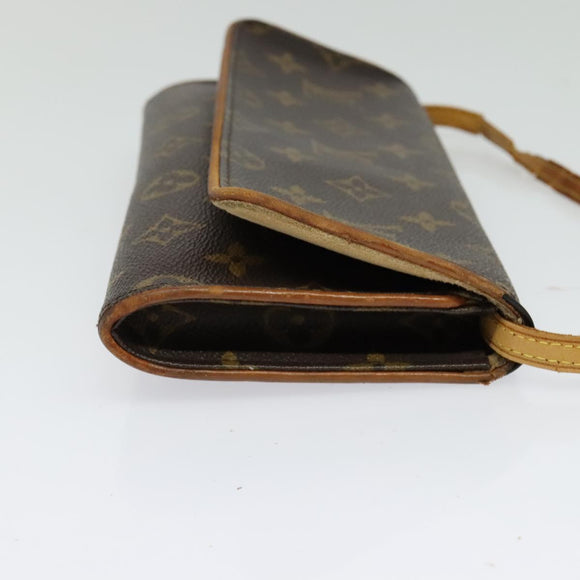 LOUIS VUITTON Monogram Pochette Twin GM Shoulder Bag M51852 LV Auth 136381