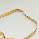 CELINE Hand Bag Leather 2way Yellow Auth 136390-15