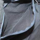 HERMES Fourre Tout PM Hand Bag Canvas Gray Navy Auth 136396-11