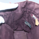 HERMES Fourre Tout PM Hand Bag Canvas Bordeaux Auth 136397-18