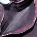 HERMES Fourre Tout PM Hand Bag Canvas Bordeaux Auth 136397-11