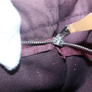 HERMES Fourre Tout PM Hand Bag Canvas Bordeaux Auth 136397-12