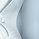 Christian Dior Honeycomb Canvas Shoulder Bag PVC White Gold Auth 136409-18