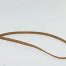 Christian Dior Honeycomb Canvas Shoulder Bag PVC Beige Gold Auth 136410-8