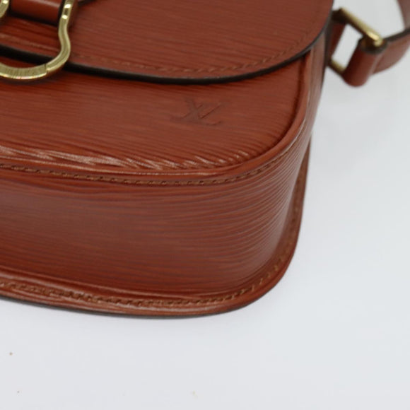 LOUIS VUITTON Epi Saint Cloud PM Shoulder Bag Brown M52213 LV Auth 136414