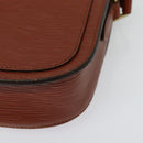 LOUIS VUITTON Epi Saint Cloud PM Shoulder Bag Brown M52213 LV Auth 136414-9