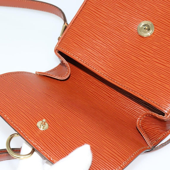 LOUIS VUITTON Epi Saint Cloud PM Shoulder Bag Brown M52213 LV Auth 136414