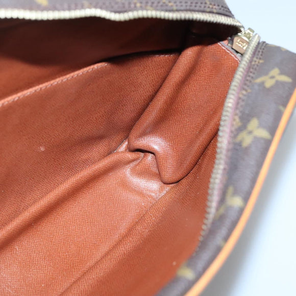 LOUIS VUITTON Monogram Compiegne 28 Clutch Bag M51845 LV Auth 136421