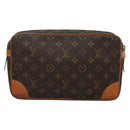 LOUIS VUITTON Monogram Compiegne 28 Clutch Bag M51845 LV Auth 136421-3