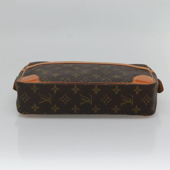 LOUIS VUITTON Monogram Compiegne 28 Clutch Bag M51845 LV Auth 136421