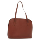 LOUIS VUITTON Epi Lussac Shoulder Bag Brown M52283 LV Auth 136432-1