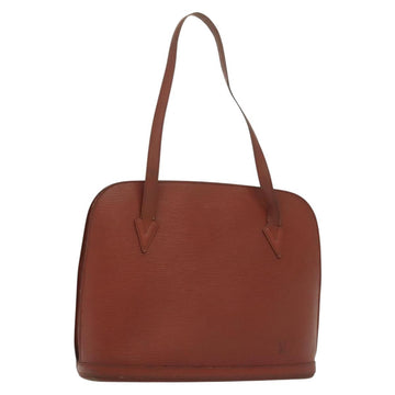LOUIS VUITTON Epi Lussac Shoulder Bag Brown M52283 LV Auth 136432