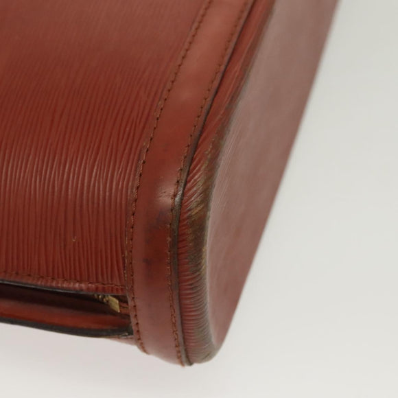 LOUIS VUITTON Epi Lussac Shoulder Bag Brown M52283 LV Auth 136432