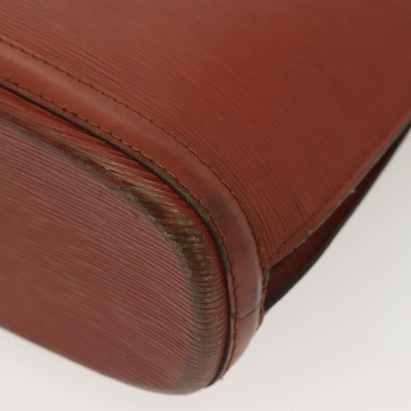 LOUIS VUITTON Epi Lussac Shoulder Bag Brown M52283 LV Auth 136432