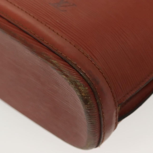 LOUIS VUITTON Epi Lussac Shoulder Bag Brown M52283 LV Auth 136432