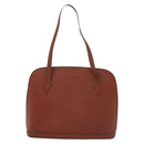 LOUIS VUITTON Epi Lussac Shoulder Bag Brown M52283 LV Auth 136432-13
