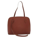 LOUIS VUITTON Epi Lussac Shoulder Bag Brown M52283 LV Auth 136432-2