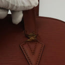 LOUIS VUITTON Epi Lussac Shoulder Bag Brown M52283 LV Auth 136432-8