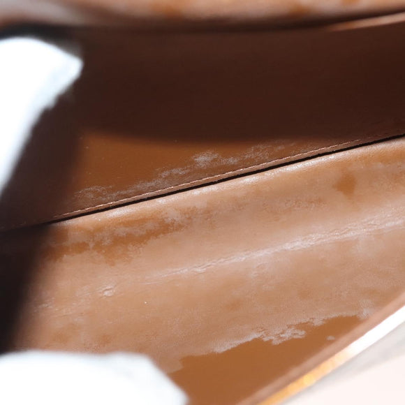 LOUIS VUITTON Monogram Vernis Thompson Street Bag Bronze M91124 LV Auth 136433