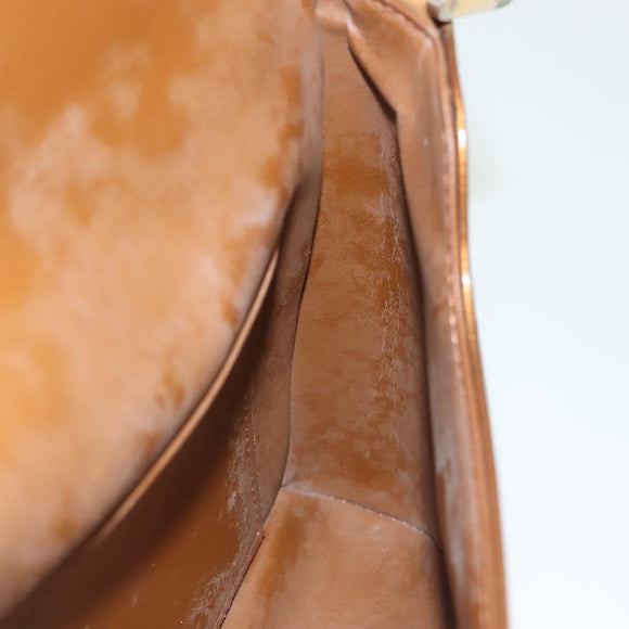 LOUIS VUITTON Monogram Vernis Thompson Street Bag Bronze M91124 LV Auth 136433