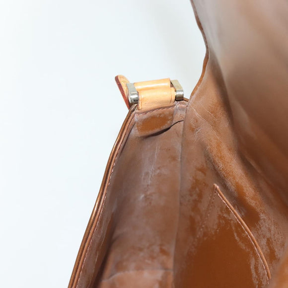 LOUIS VUITTON Monogram Vernis Thompson Street Bag Bronze M91124 LV Auth 136433