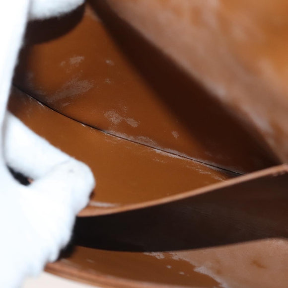 LOUIS VUITTON Monogram Vernis Thompson Street Bag Bronze M91124 LV Auth 136433