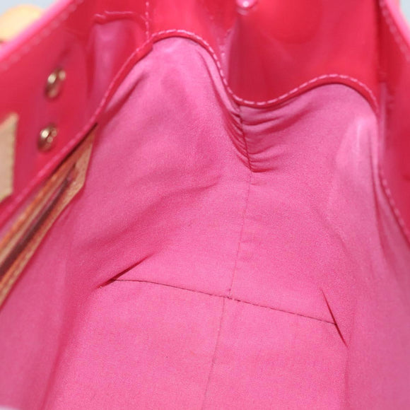 LOUIS VUITTON Monogram Vernis Reade PM Hand Bag Fran Boise M9132F LV Auth 136434