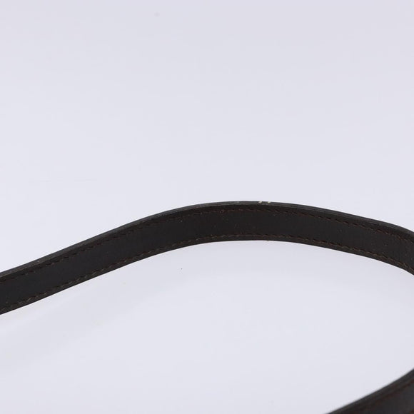 FENDI Zucchino Canvas Shoulder Bag Coated Canvas Beige Gold Auth 136436