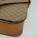 CELINE Macadam Canvas Shoulder Bag PVC Beige Gold Auth 136443-15