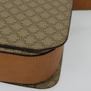 CELINE Macadam Canvas Shoulder Bag PVC Beige Gold Auth 136443-17