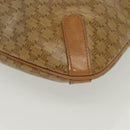 CELINE Macadam Canvas Tote Bag PVC Beige Gold Auth 136444-15