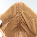 CELINE Macadam Canvas Tote Bag PVC Beige Gold Auth 136444-19
