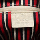 GUCCI Abbey Tote Bag Canvas Navy Gold 141472 Auth 136452-14