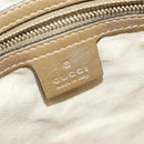GUCCI GG Canvas Guccissima Hand Bag Leather 2way Gold 353120 Auth 136453-18