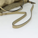 GUCCI GG Canvas Guccissima Hand Bag Leather 2way Gold 353120 Auth 136453-8