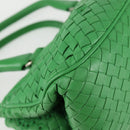 BOTTEGA VENETA INTRECCIATO Hand Bag Leather Green 156586 Auth 136456V-16