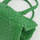 BOTTEGA VENETA INTRECCIATO Hand Bag Leather Green 156586 Auth 136456V-17