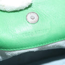 BOTTEGA VENETA INTRECCIATO Hand Bag Leather Green 156586 Auth 136456V-18