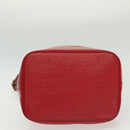 LOUIS VUITTON Epi Noe Shoulder Bag Red M44007 LV Auth 136463-7