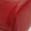 LOUIS VUITTON Epi Noe Shoulder Bag Red M44007 LV Auth 136463-10