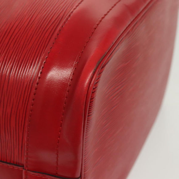 LOUIS VUITTON Epi Noe Shoulder Bag Red M44007 LV Auth 136463