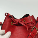 LOUIS VUITTON Epi Noe Shoulder Bag Red M44007 LV Auth 136463-19