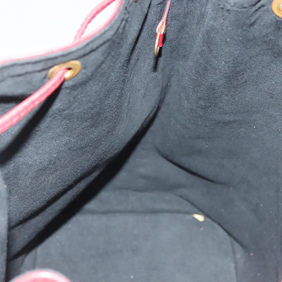 LOUIS VUITTON Epi Noe Shoulder Bag Red M44007 LV Auth 136463