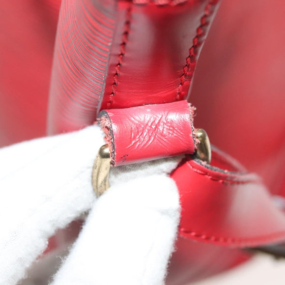 LOUIS VUITTON Epi Noe Shoulder Bag Red M44007 LV Auth 136463