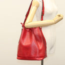 LOUIS VUITTON Epi Noe Shoulder Bag Red M44007 LV Auth 136463-22