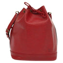 LOUIS VUITTON Epi Noe Shoulder Bag Red M44007 LV Auth 136463-13